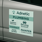 Square Cut Magnetic Vehicle Sign